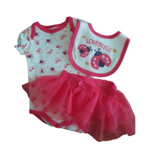 Losan ensemble 3 pièces bébé fille Boutique Petite Canaille