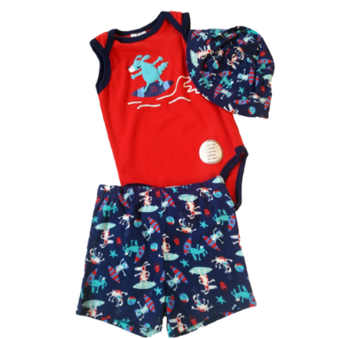 Ensemble bebe ete cache couche short gars garcon Boutique Petite Canaille