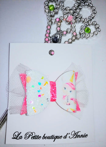 La Petite boutique d'Annie - Barrette fille licorne