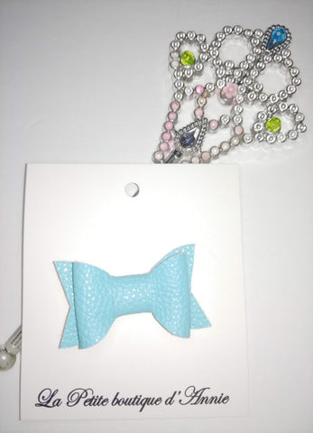 La Petite boutique d'Annie - Élastique boucle bleu pâle