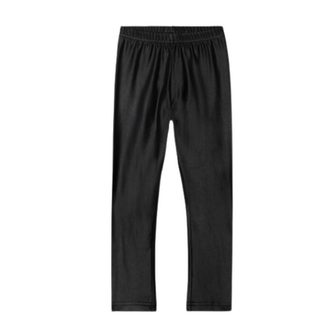 Deux par Deux pantalon noir faux cuir fille boutique petite canaille