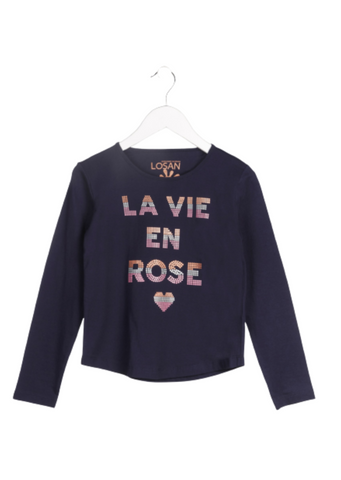 losan chandail manche longue fille boutique Petite canaille