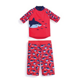 Jojo Maman Bébé maillot rashguard costume de bain 2 pieces bébé garçon gars à motifs de requins Boutique Petite Canaille