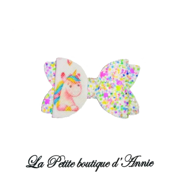 La Petite boutique d'Annie - Accessoire à cheveux licorne et paillettes